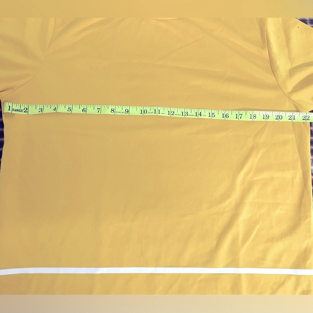 Forever 21 Yellow T Shirt with black and white stripe for men in Size M. - Picture 9 of 12